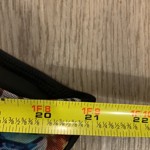 Swimsuit one piece tiered Scoop Neck Swimdress colorful print Size XXL - Picture 8 of 16